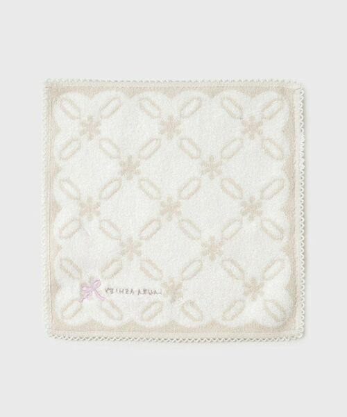 LAURA ASHLEY / ローラ アシュレイ ハンカチ | ピコレースリボンタオルハンカチ | 詳細2
