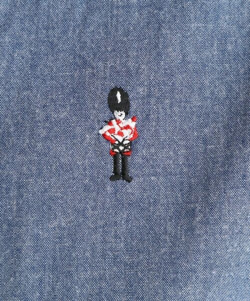 LAURA ASHLEY / ローラ アシュレイ シャツ・ブラウス | 【刺繍入り／日本製／ワンマイルウエア】ラウンドカラーシャツ | 詳細8