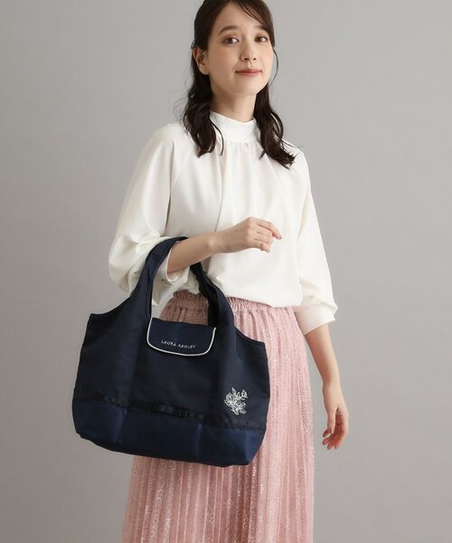 LAURA ASHLEY / ローラ アシュレイ エコバッグ | ゴスフォード柄 パッカブルトートバッグ | 詳細1