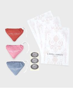 LAURA ASHLEY / ローラ アシュレイ エコバッグ | 【WEB限定／ギフトにおすすめ！／ラッピング資材付き】別柄パッカブル 3個入りアソートセット