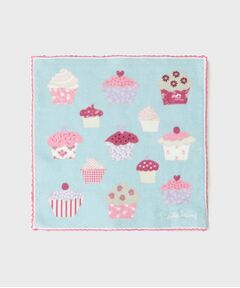 LAURA ASHLEY / ローラ アシュレイ ハンカチ | カップ ケーキ柄 タオルハンカチ