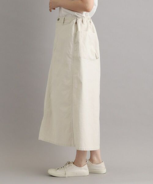 LAURA ASHLEY / ローラ アシュレイ ロング・マキシ丈スカート | 【日本製】ムラサテンストレッチスカート | 詳細12