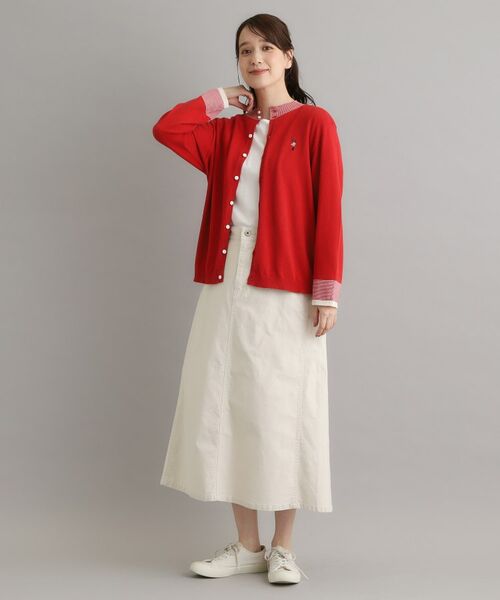 LAURA ASHLEY / ローラ アシュレイ ロング・マキシ丈スカート | 【日本製】ムラサテンストレッチスカート | 詳細2