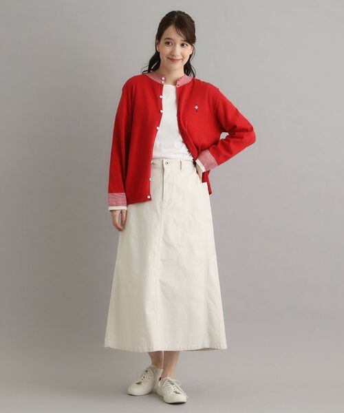 LAURA ASHLEY / ローラ アシュレイ ロング・マキシ丈スカート | 【日本製】ムラサテンストレッチスカート | 詳細3