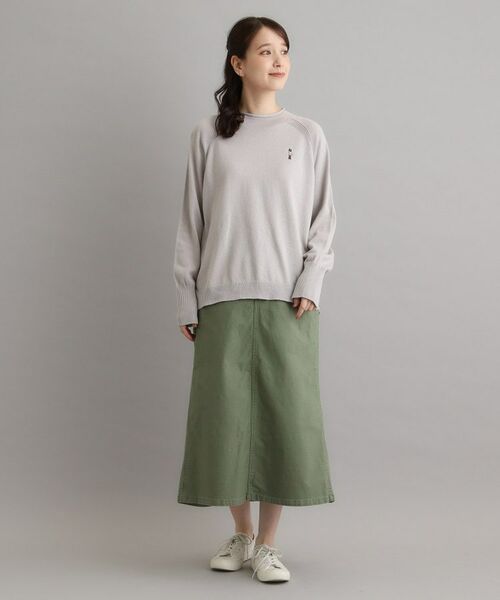 LAURA ASHLEY / ローラ アシュレイ ロング・マキシ丈スカート | 【日本製】ムラサテンストレッチスカート | 詳細7
