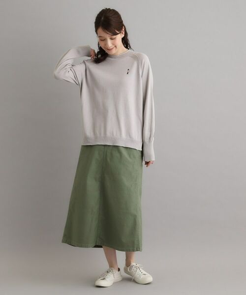 LAURA ASHLEY / ローラ アシュレイ ニット・セーター | 【日本製】コットン ソルジャー刺繍プルオーバー | 詳細2
