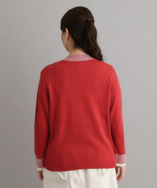 LAURA ASHLEY / ローラ アシュレイ カーディガン・ボレロ | 【日本製/ワンマイルウエア】コットン ソルジャー刺繍カーディガン | 詳細11