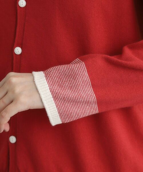 LAURA ASHLEY / ローラ アシュレイ カーディガン・ボレロ | 【日本製/ワンマイルウエア】コットン ソルジャー刺繍カーディガン | 詳細14