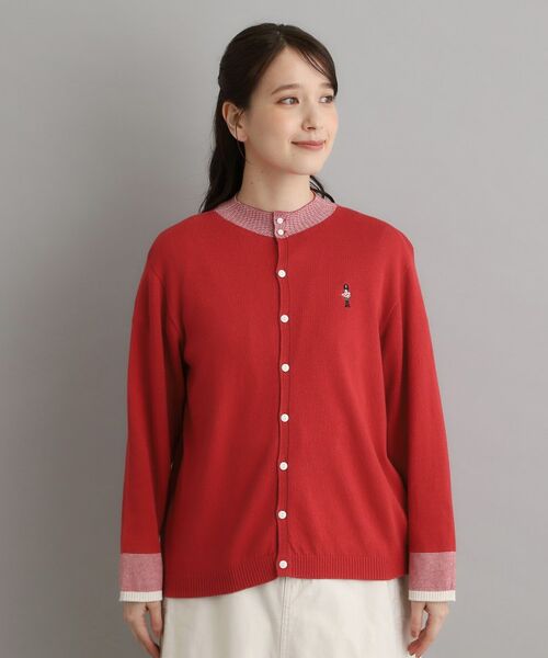 LAURA ASHLEY / ローラ アシュレイ カーディガン・ボレロ | 【日本製/ワンマイルウエア】コットン ソルジャー刺繍カーディガン | 詳細9