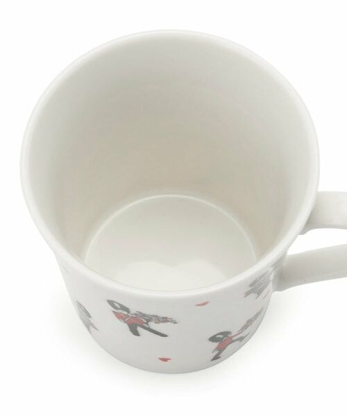 LAURA ASHLEY / ローラ アシュレイ グラス・マグカップ | 【電子レンジ・食洗器可／日本製／300ml】ヴィンテージソルジャー柄 マグカップ ホワイト | 詳細3