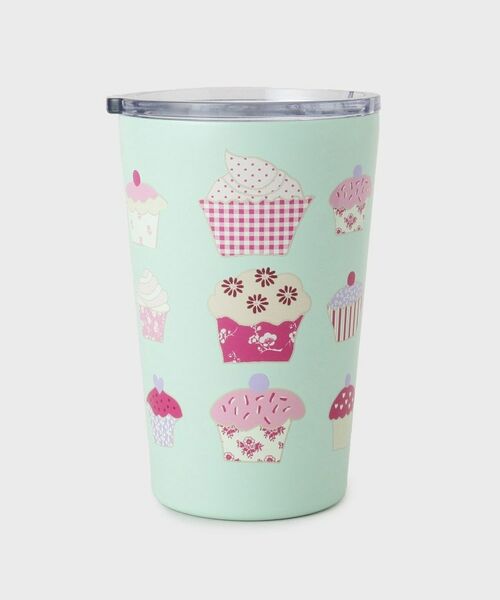 LAURA ASHLEY / ローラ アシュレイ グラス・マグカップ | カップケーキ柄 ステンレスタンブラー（400mL） | 詳細2