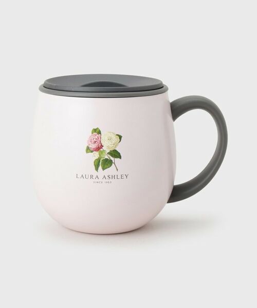 LAURA ASHLEY / ローラ アシュレイ グラス・マグカップ | カミール柄 ふた付きステンレスマグ（300mL） | 詳細1