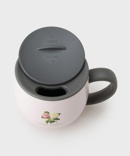 LAURA ASHLEY / ローラ アシュレイ グラス・マグカップ | カミール柄 ふた付きステンレスマグ（300mL） | 詳細5