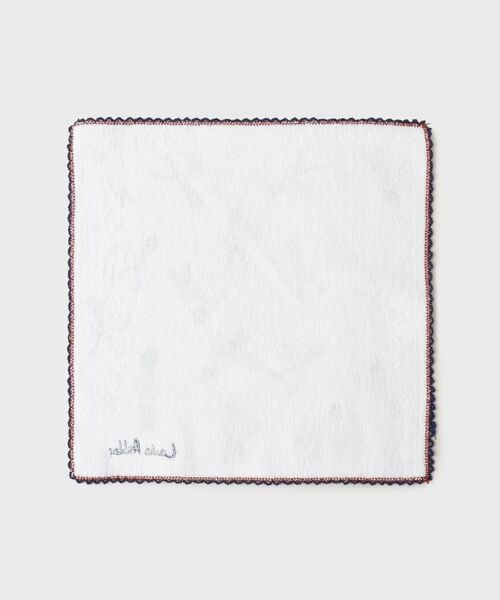 LAURA ASHLEY / ローラ アシュレイ ハンカチ | 【WEB限定/お配りギフトにおすすめ!/ラッピング資材付き】ヴィンテージ ソルジャー柄 タオルハンカチ 5枚セット白 | 詳細3