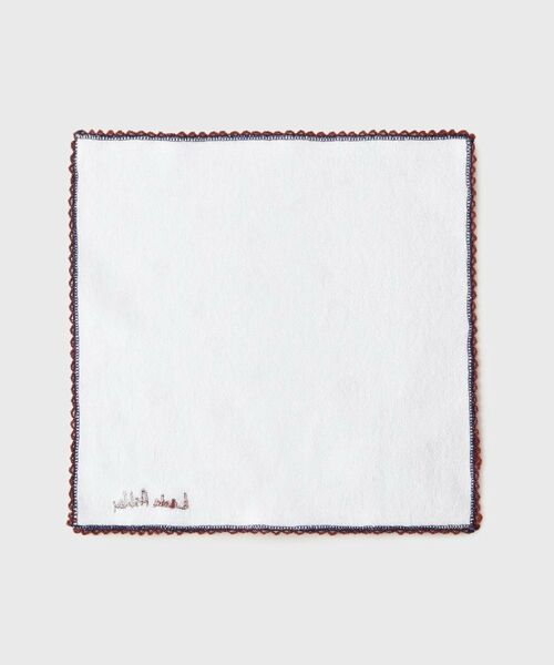 LAURA ASHLEY / ローラ アシュレイ ハンカチ | 【WEB限定/お配りギフトにおすすめ!/ラッピング資材付き】ヴィンテージ ソルジャー柄 タオルハンカチ 5枚セット青 | 詳細3