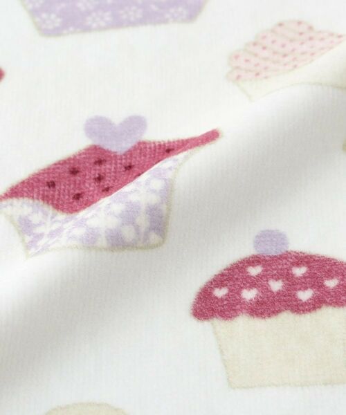 LAURA ASHLEY / ローラ アシュレイ ハンカチ | 【WEB限定/お配りギフトにおすすめ!/ラッピング資材付き】カップ ケーキ柄 タオルハンカチ 5枚セット白 | 詳細5