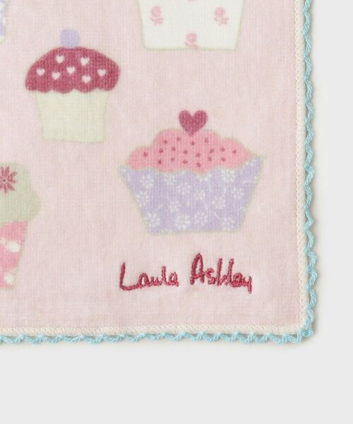 LAURA ASHLEY / ローラ アシュレイ ハンカチ | 【WEB限定/お配りギフトにおすすめ!/ラッピング資材付き】カップ ケーキ柄 タオルハンカチ 5枚セットピンク | 詳細4