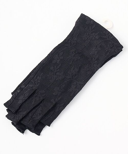 LAURA ASHLEY（GOODS） / ローラ アシュレイ（グッズ） 手袋 | レディース UVカット手袋（BLACK）