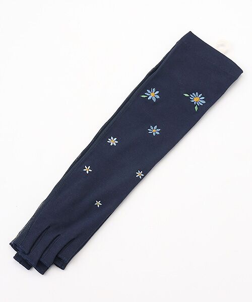 LAURA ASHLEY（GOODS） / ローラ アシュレイ（グッズ） 手袋 | レディース UVカット手袋（NAVY）