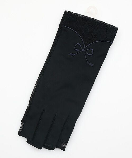 LAURA ASHLEY（GOODS） / ローラ アシュレイ（グッズ） 手袋 | レディース UVカット手袋（BLACK）