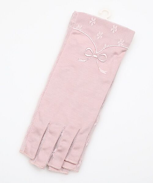 LAURA ASHLEY（GOODS） / ローラ アシュレイ（グッズ） 手袋 | レディース UVカット手袋（PINK）