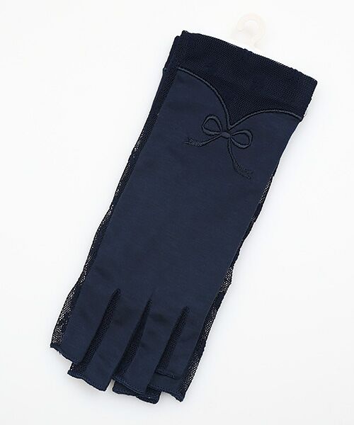 LAURA ASHLEY（GOODS） / ローラ アシュレイ（グッズ） 手袋 | レディース UVカット手袋（NAVY）