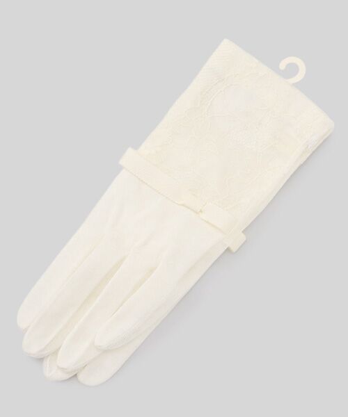 LAURA ASHLEY（GOODS） / ローラ アシュレイ（グッズ） 手袋 | レディース UVカット手袋（WHITE）