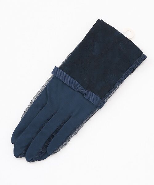 LAURA ASHLEY（GOODS） / ローラ アシュレイ（グッズ） 手袋 | レディース UVカット手袋（NAVY）