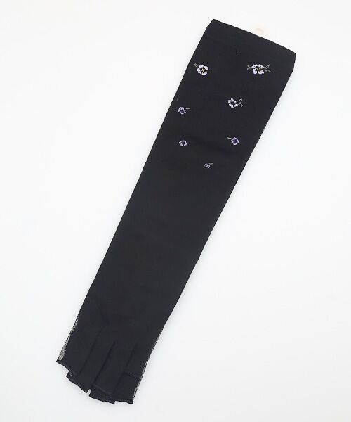 LAURA ASHLEY（GOODS） / ローラ アシュレイ（グッズ） 手袋 | レディース UVカット手袋（BLACK）