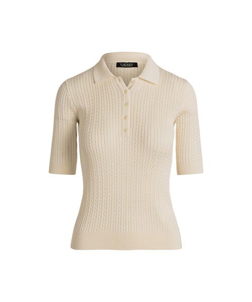LAUREN RALPH LAUREN / ローレン ラルフ ローレン ポロシャツ | ケーブルニット Polo セーター | 詳細1