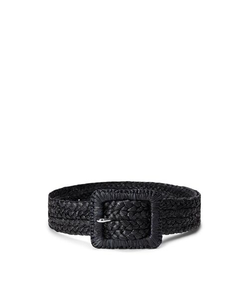 LAUREN RALPH LAUREN/ローレン ラルフ ローレン ラフィア ワイド ベルト 001ブラック S LAUREN RALPH LAUREN/ローレン ラルフ ローレン ラフィア ワイド ベルト 001ブラック S