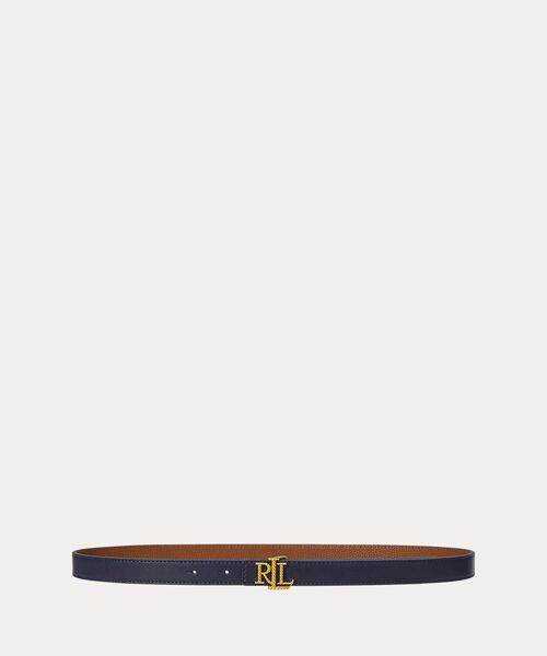 LAUREN RALPH LAUREN/ローレン ラルフ ローレン ロゴ リバーシブル エンボスド スキニー ベルト 400ブルー XS LAUREN RALPH LAUREN/ローレン ラルフ ローレン ロゴ リバーシブル エンボスド スキニー ベルト 400ブルー XS