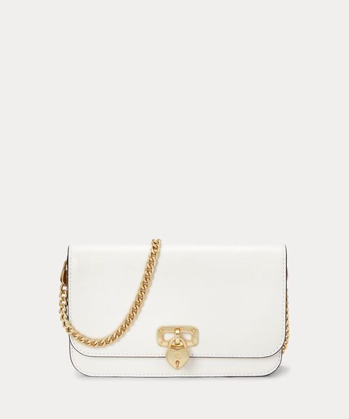 LAUREN RALPH LAUREN/ローレン ラルフ ローレン レザー ラージ Tanner チェーン ウォレット 100ホワイト ONE LAUREN RALPH LAUREN/ローレン ラルフ ローレン レザー ラージ Tanner チェーン ウォレット 100ホワイト ONE