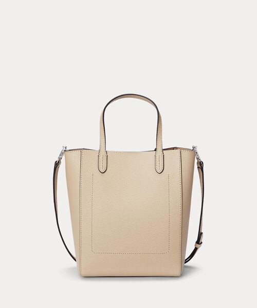 上品【Ralph Lauren】レザー スモール Cameryn トートバッグ RALPH LAUREN｜ペブルド レザー スモール Cameryn トート バッグ