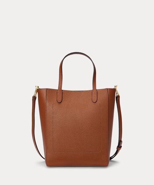 気品あるカジュアル☆Ralph Lauren☆キャメリン・スモールトート RALPH LAUREN｜ペブルド レザー スモール Cameryn トート バッグ