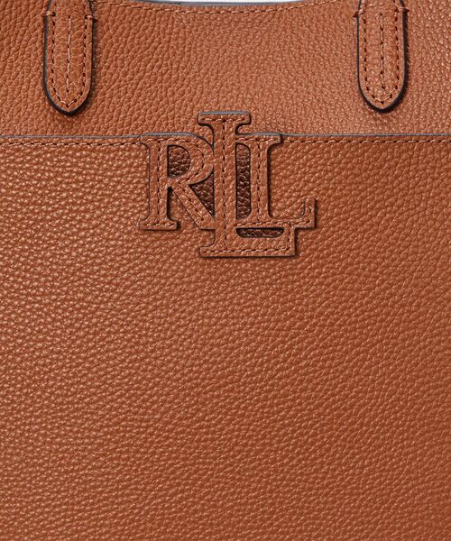 LAUREN RALPH LAUREN / ローレン ラルフ ローレン トートバッグ | ペブルド レザー スモール Cameryn トート バッグ | 詳細4