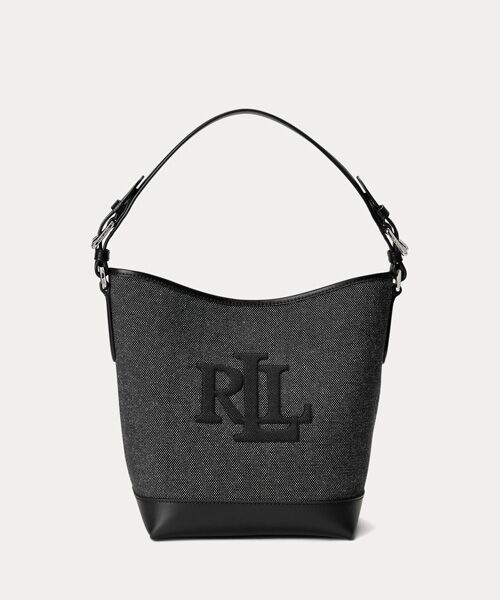 LAUREN RALPHLAUREN ミディアム バケットバッグ Witley 2way セール】 レザー ミディアム Witley バケット バッグ