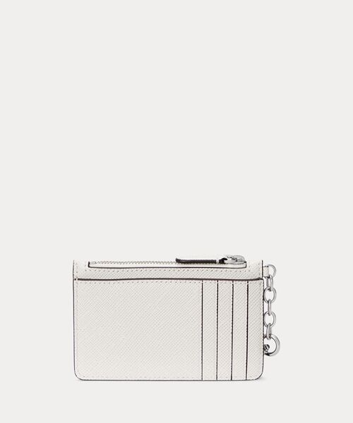 ローレンラルフローレン クロスハッチ レザージップカードケース LAUREN RALPH LAUREN クロスハッチ レザー ジップ カード ケース