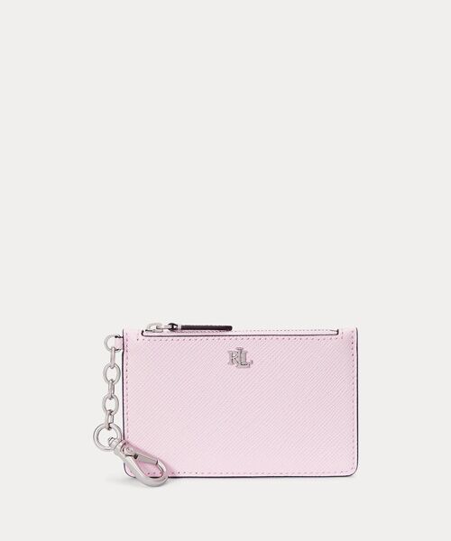 【Lauren Ralph Lauren】クロスハッチ レザー カード ケース LAUREN RALPH LAUREN クロスハッチ レザー ジップ カード ケース
