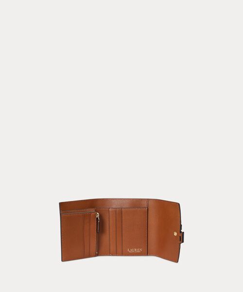 【Ralph Lauren】ペブルド ラージ カメリン フラップ ウォレット Ralph Lauren】ペブルド ラージ カメリン フラップ ウォレット