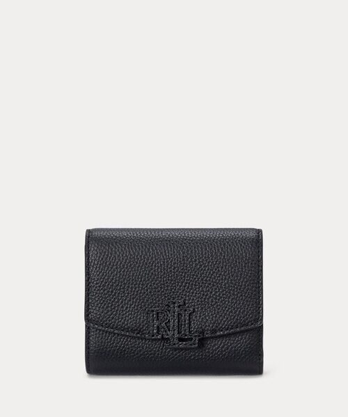 LAUREN RALPH LAUREN/ローレン ラルフ ローレン ペブルド スモール Cameryn フラップ ウォレット 001ブラック ONE LAUREN RALPH LAUREN/ローレン ラルフ ローレン ペブルド スモール Cameryn フラップ ウォレット 001ブラック ONE