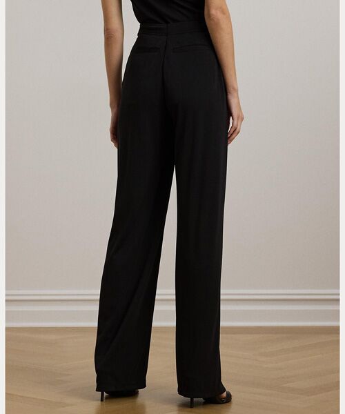 LAUREN RALPH LAUREN / ローレン ラルフ ローレン その他パンツ | プリーテッド ストレッチ ジャージー ワイドレッグ パンツ | 詳細3
