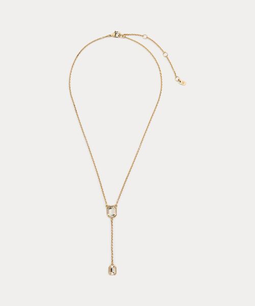 LAUREN RALPH LAUREN/ローレン ラルフ ローレン ゴールドプレーテッド ストーン ラリアット ネックレス 710イエロー ONE LAUREN RALPH LAUREN/ローレン ラルフ ローレン ゴールドプレーテッド ストーン ラリアット ネックレス 710イエロー ONE