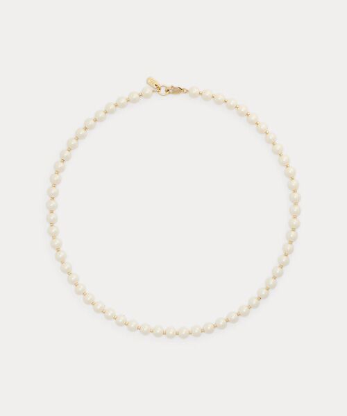 ゴールドプレーテッド フェイクパール ネックレス （ネックレス