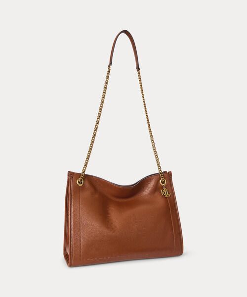 LAUREN RALPH LAUREN / ローレン ラルフ ローレン トートバッグ | ペブルド レザー ラージ Bradley トート バッグ | 詳細1