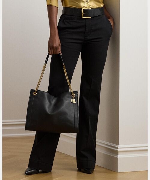 LAUREN RALPH LAUREN / ローレン ラルフ ローレン トートバッグ | ペブルド レザー ラージ Bradley トート バッグ | 詳細6