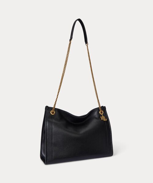 LAUREN RALPH LAUREN / ローレン ラルフ ローレン トートバッグ | ペブルド レザー ラージ Bradley トート バッグ | 詳細1