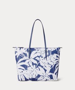 【RALPH LAUREN】ストライプド レザー M Karly トート バッグ ストライプド レザー ミディアム Karly トート バッグ | ラルフ