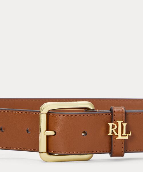 LAUREN RALPH LAUREN / ローレン ラルフ ローレン ベルト・サスペンダー | ロゴキーパー レザー ベルト | 詳細1