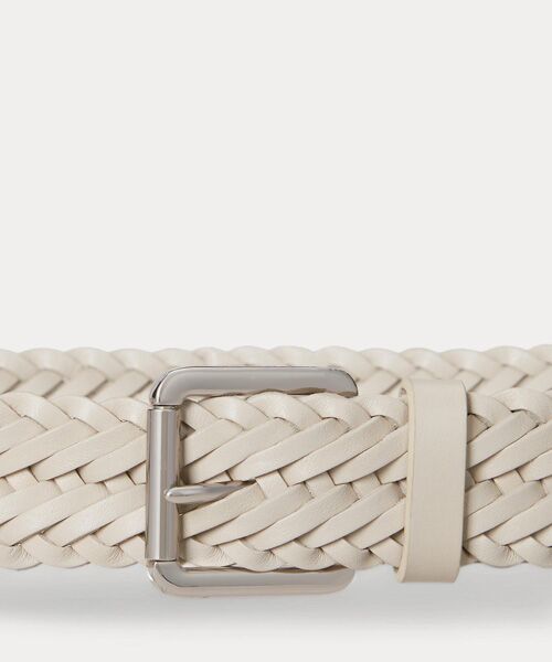 LAUREN RALPH LAUREN / ローレン ラルフ ローレン ベルト・サスペンダー | ブレーデッド ヴァケッタ レザー ベルト | 詳細1